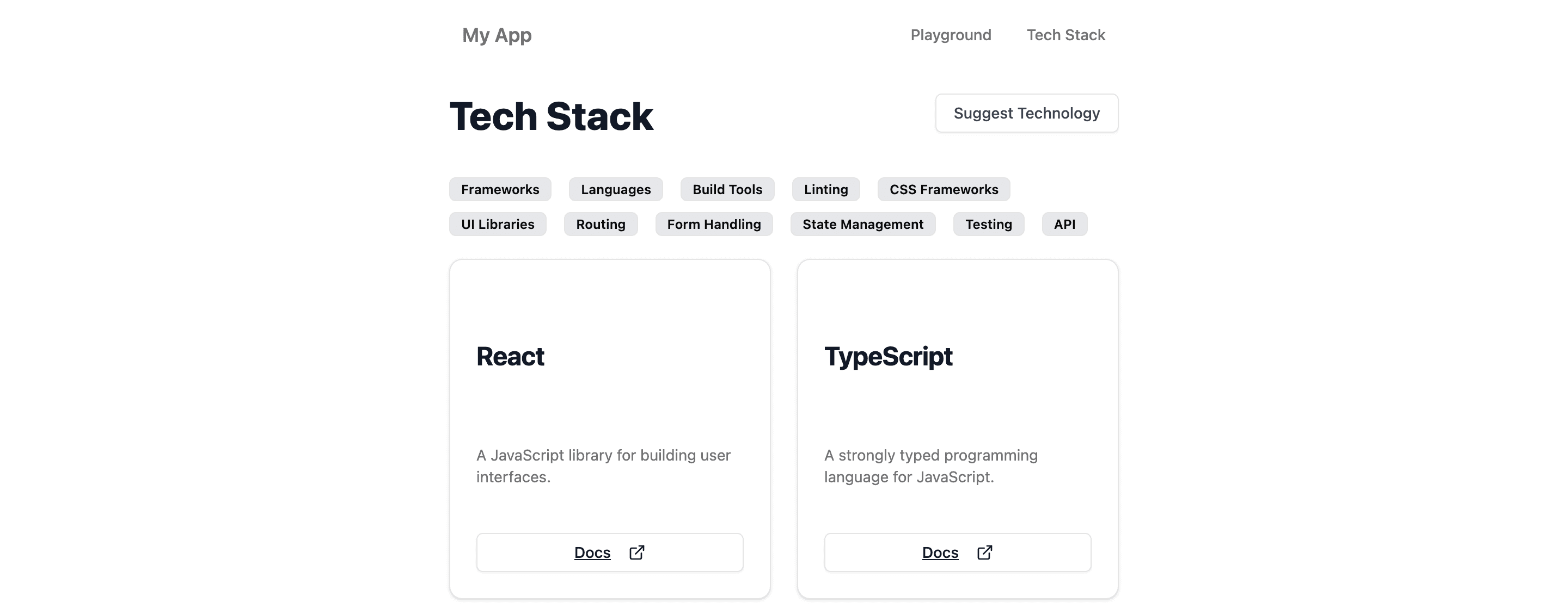 React Template Starter Project Structure